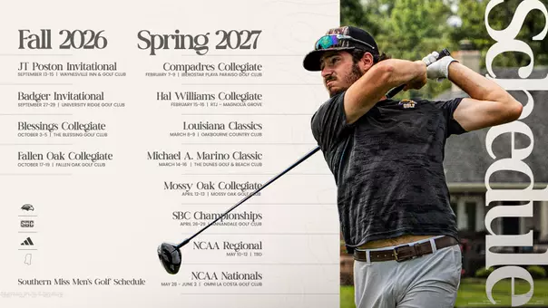 Men's Golf '26-27 Schedule