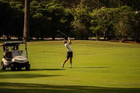 Jake Moffitt on the fairway