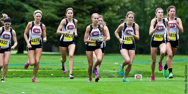 Women's Cross Country Huddle 2012