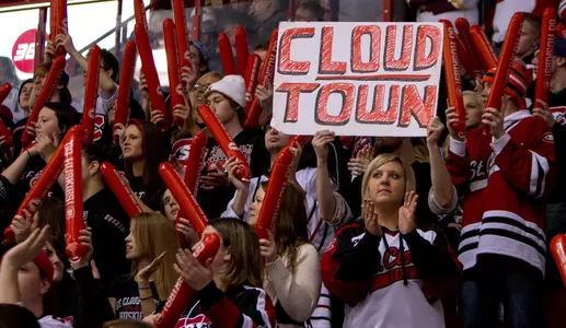 St. Cloud State Hockey Fans Dog Pound 2013