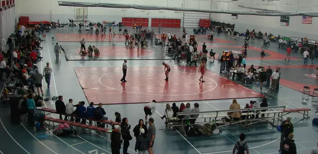 Halenbeck Hall Fieldhouse Wrestling