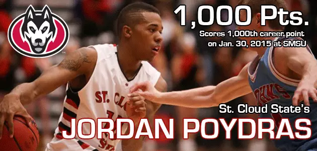 Jordan Poydras, 1,000 points graphic.1.30.15