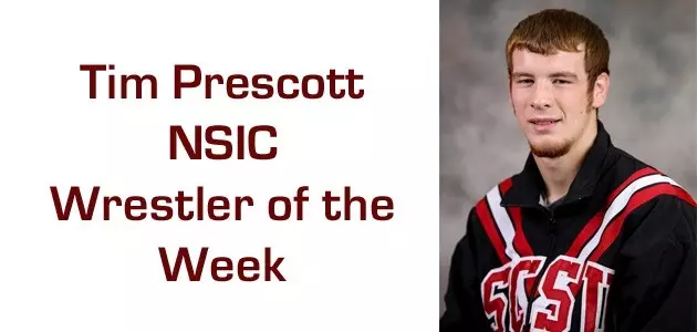 Tim Prescott, NSIC Wrestler of the Week