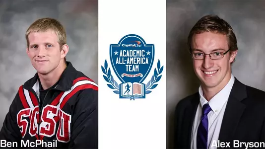 Alex Bryson, Ben McPhail, 2015 Academic All-Americans