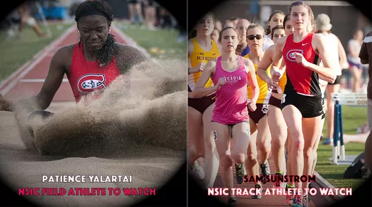 Patience Yalartai and Sam Sunstrom - NSIC IDTF Athletes to Watch