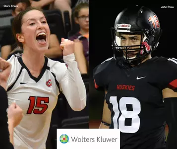 Krenz and Pass named Athletes of the Month for Sept. 2017 Image