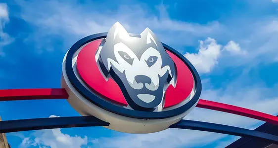 SCSU Husky Logo Sign