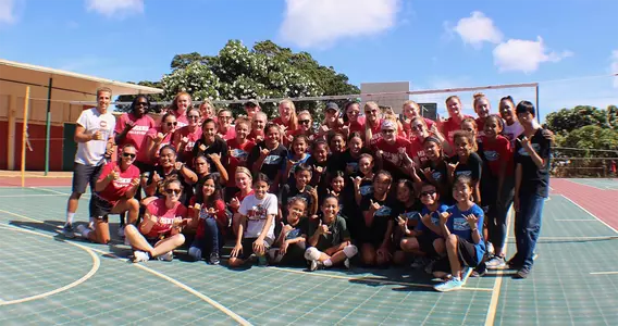 SCSU Volleyball in Hawaii