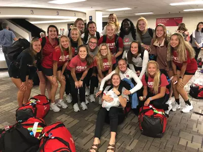SCSU volleyball in Hawaii