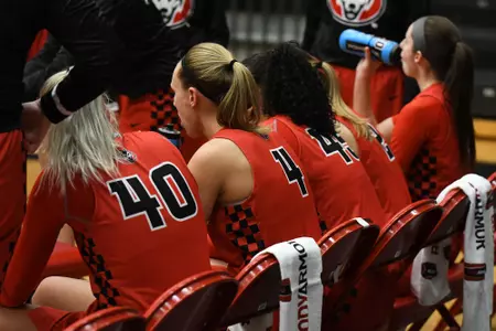 Huskies getting ready to take the court