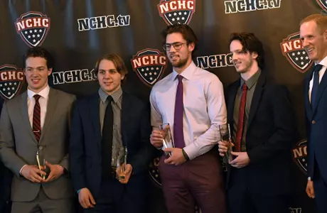 SCSU's All-NCHC First Team Award winners