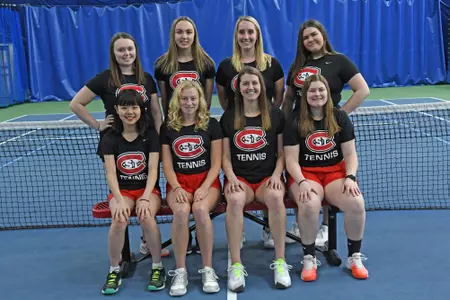 2020 SCSU Women's Tennis Team Photo