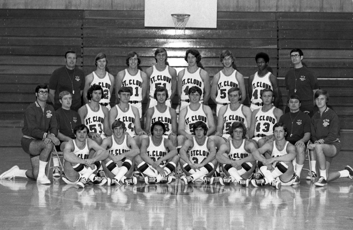 1972-73 SCSU Men's Basketball team