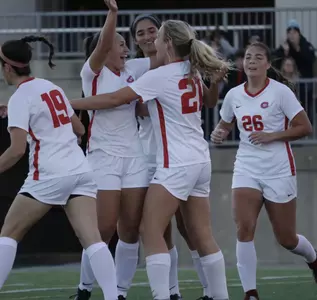 Soccer celebration vs. Northern State