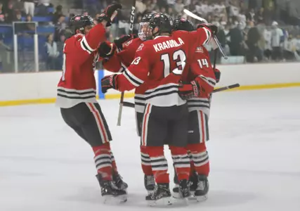 St. Thomas goal celly