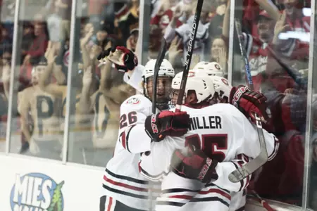 Goal celly at the Herb