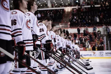 Team shot at Blue line