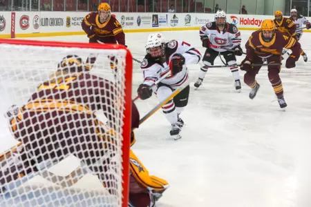 Addi Scriber scores against UMN