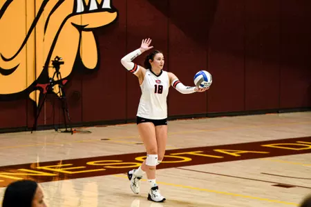 No. 6 Huskies Volleyball Falls in Four to No. 8 SMSU Image