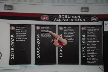 Kailey. SCSU Diving Invite