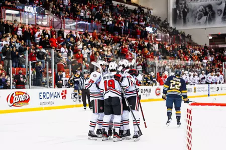 LUedkte goal at Homecoming vs. Augie