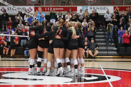 post match celly vs. SMSU 10-5-24