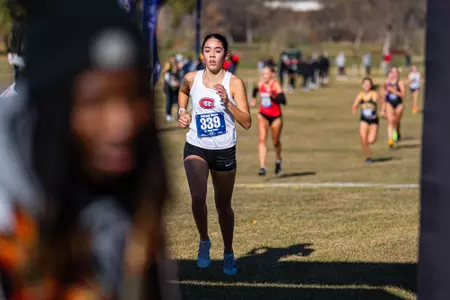 Abbygail Nunez @ the 2024 NSIC Women’s Cross Country Championships 10-26-24
