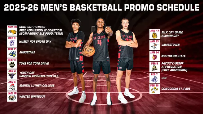 Men's Basketball Promotional Schedule
