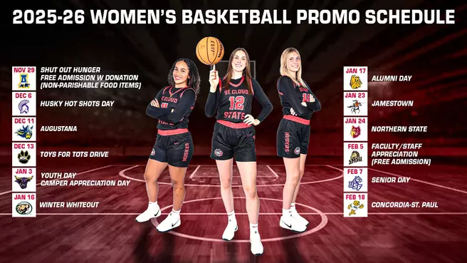 Women's Basketball Promotional Schedule