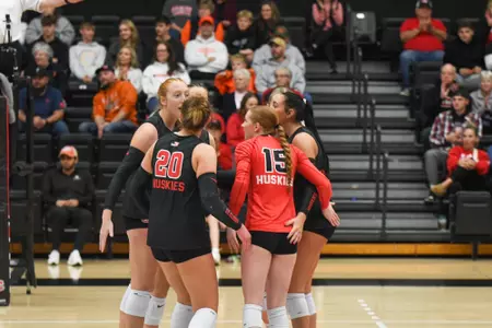 team huddle vs. Jamestown 10-25-25