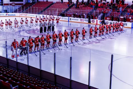 team pregame lineup vs. Wisconsin 11-14-25