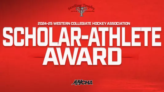 2024-25 WCHA Scholar-Athlete Award Graphic