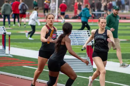 Emma Hoppman and Viola Okey-Ezealah @ CSB Invitational 4-17-25