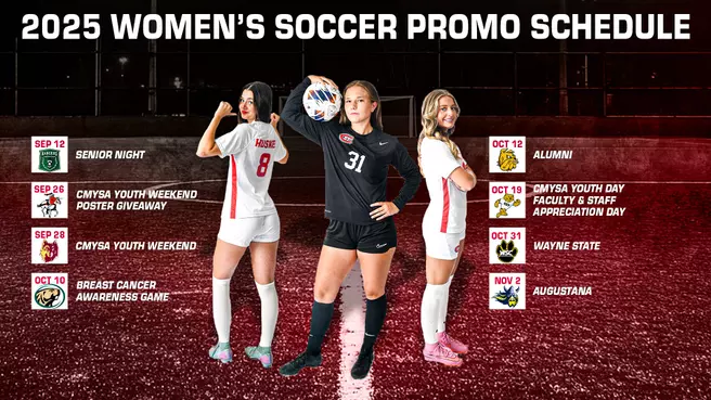 Women's Soccer Promotional Schedule