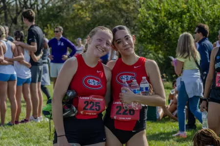 Lillian Jamison (L) and Abbygail Nunez (R) @ Lewis Crossover 10-10-26
