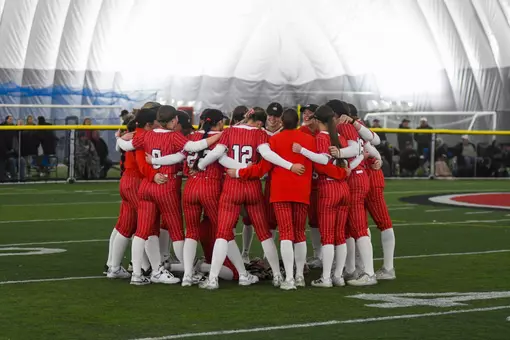 pregame huddle vs. Bemidji State 2-6-26