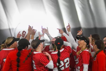 huddle vs. Bemidji State 2-6-26