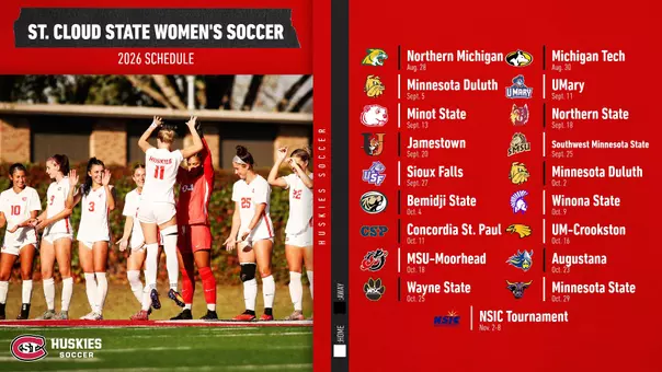 2026 SCSU Women's Soccer Schedule Release