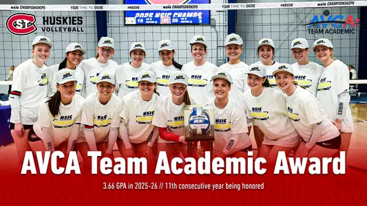 2026 AVCA Team Academic Award Graphic