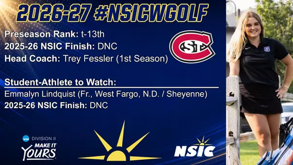 2026 NSIC W Golf Preseason Poll