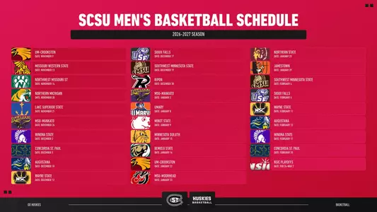 SCSU Men's Basketball Schedule 26/27
