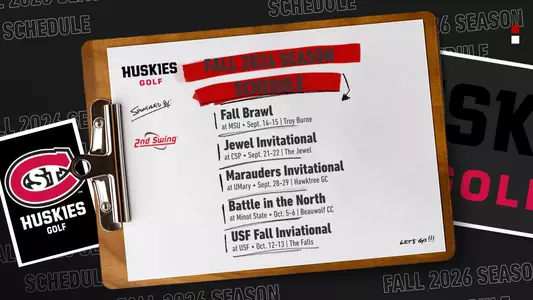 Updated 2026 Golf Schedule