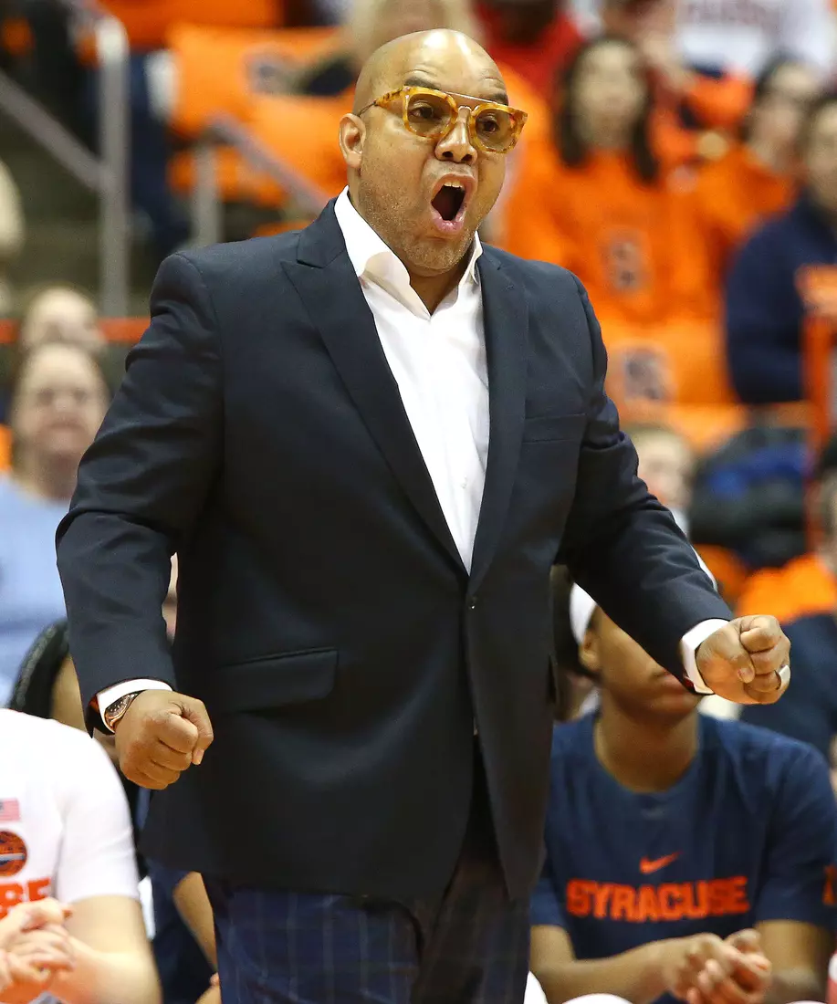 Coach Quentin Hillsman is fired up.