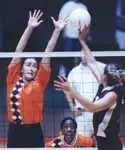 Orangewomen Volleyball Defeat Siena, 3-0 Image