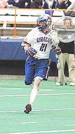 Men's Lacrosse Learns About its Personnel from Pumpkin Stick-Out Image