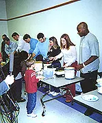 Student-Athletes Celebrate Thanksgiving Early at Stonehedge Elementary School Image