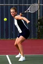 Orangewomen Earn Victory Against Rutgers, 4-3, in Tennis Image