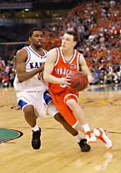 SU Wins Conference Opener Versus St. John's, 65-59 Image