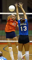 Orangewomen Defeat West Virginia in Three-Game Epic Image