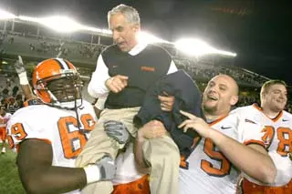 Orange Defeats #17/19 Boston College 43-17 For Share of BIG EAST Title Image